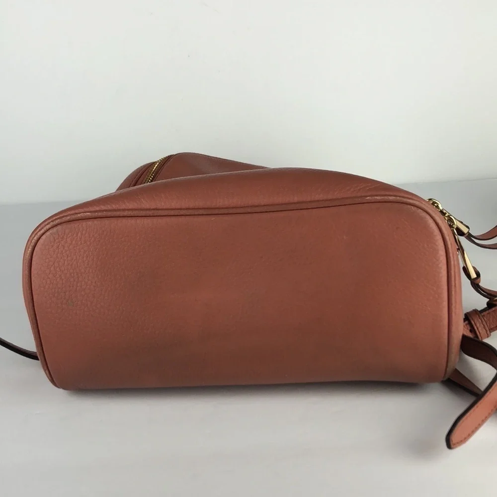 Michael Kors Rhea Medium Leather Designer Chic Fashionable Backpack MK
